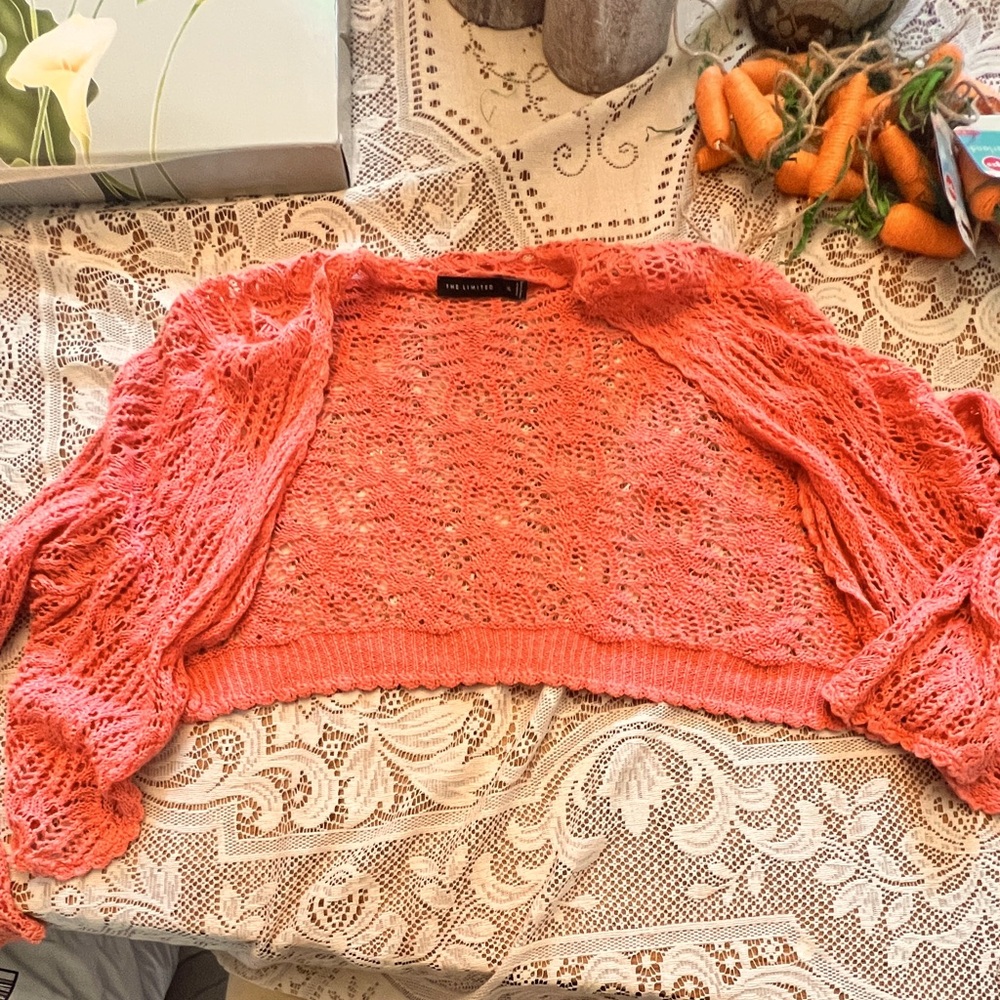 Coral Knit Bolero